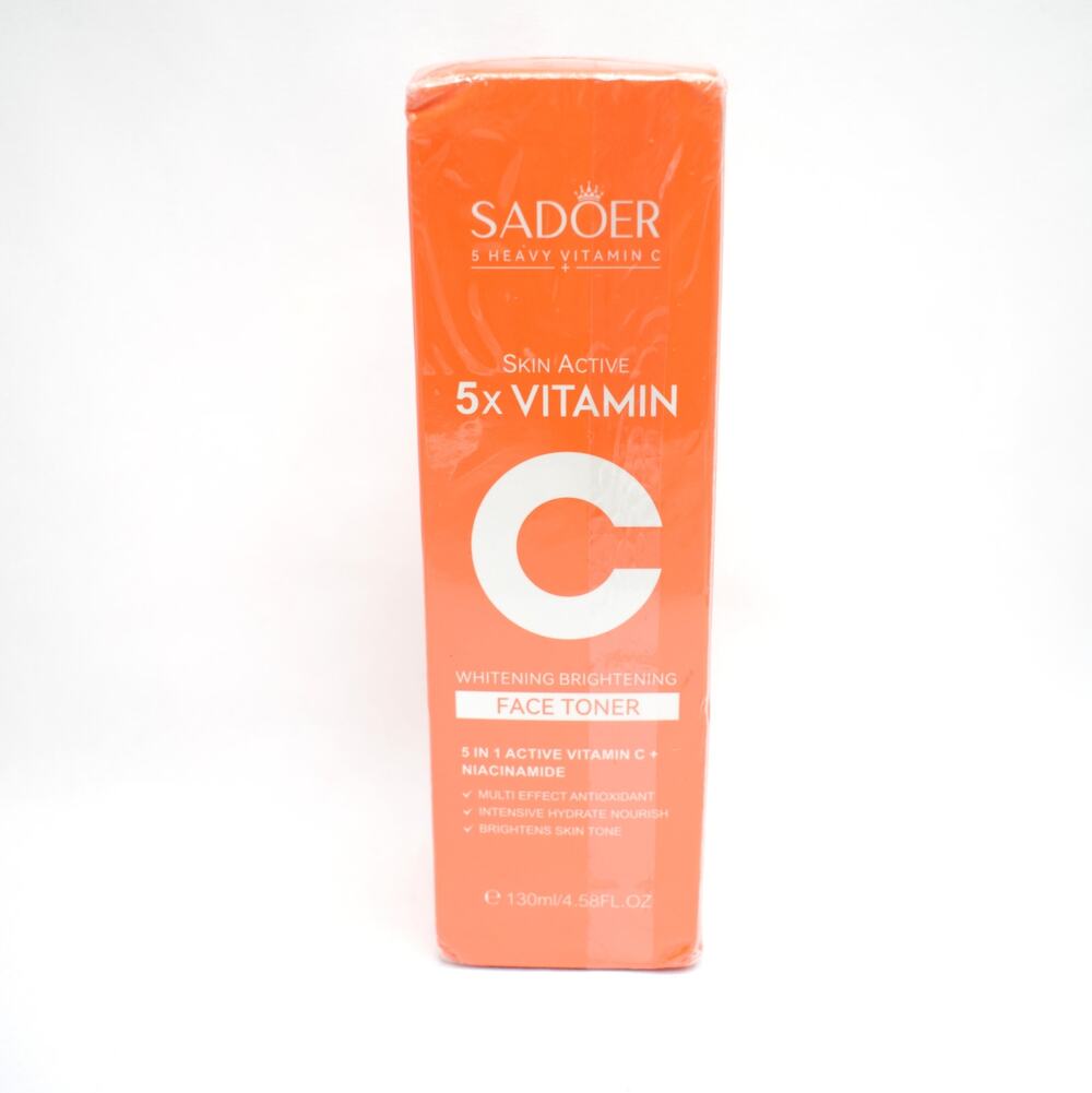 Vitamin C + Niacinamide Face Toner Whitening Brightening 4.58 FL OZ 130 mL NEW